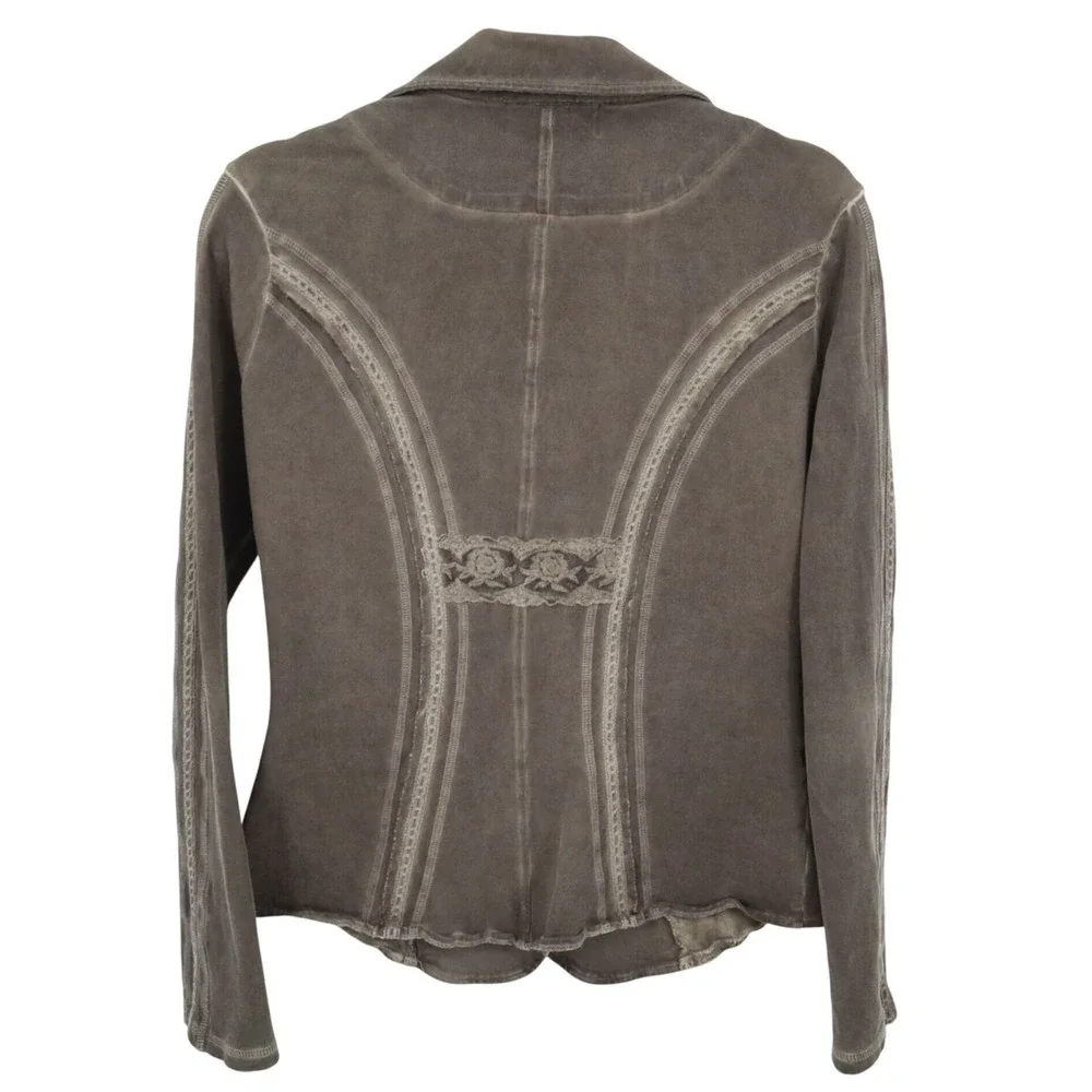 Gretty‎ Zueger Jacket Womens S Brown Feminine Romantic Classy Sophisticated Boho